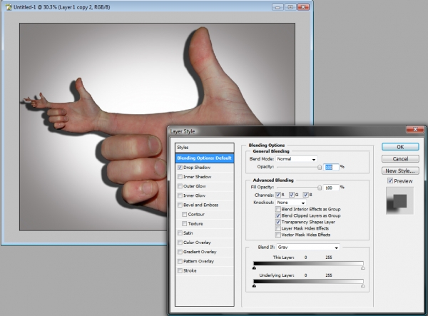 Creation of Fingerhand: Step 7